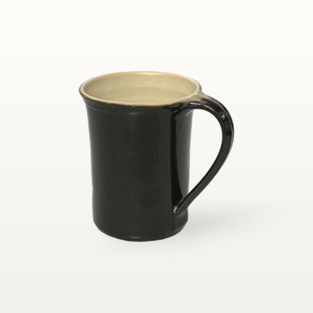 Alternative view of Große Tasse - Graphico Explizit - Kaffee statt Wein - Schwarz
