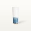 Blaue Porzellanvase mit Goldelementen 17