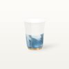 Mittelgroßer Blauer Becher mit Goldelementen 7