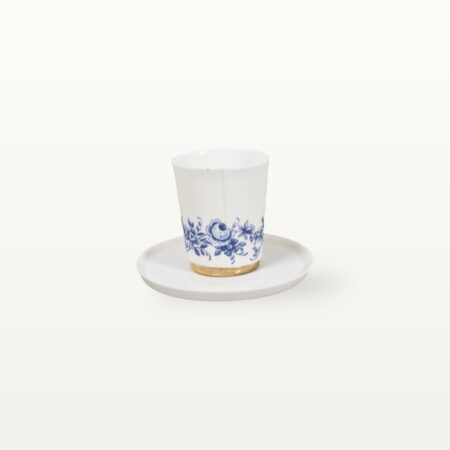 Kleine Tasse und Unterteller aus Porzellan - Blumen 8 Kleine Tasse und Unterteller aus Porzellan - Blumen – Bild 4