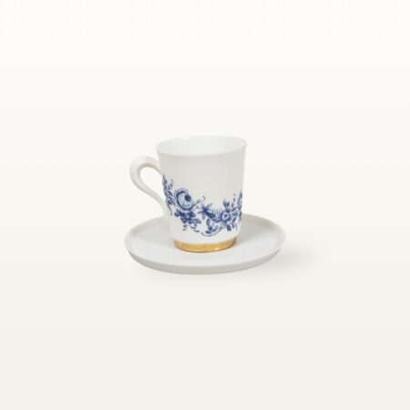 Kleine Tasse und Unterteller aus Porzellan - Blumen 9 Kleine Tasse und Unterteller aus Porzellan - Blumen – Bild 5