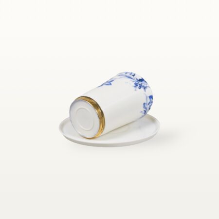 Alternative view of Mittlere Porzellantasse mit Untertasse - Blumen