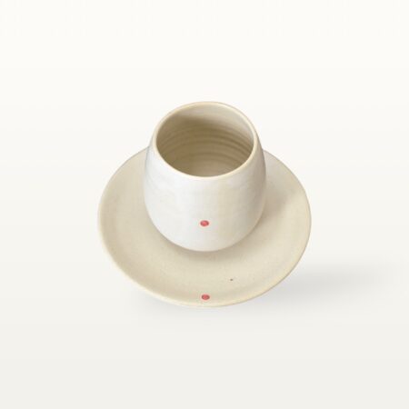 Alternative view of Kleines Set - Becher bauchig plus kleiner Teller - Axtmann