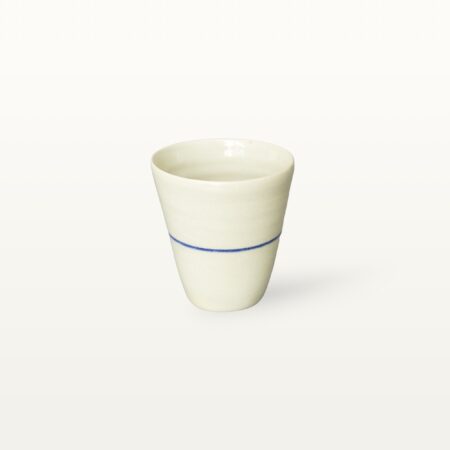 Alternative view of Porzellan Becher mit blauer Linie