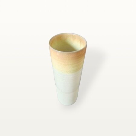 Alternative view of Porzellan Vase zylindrisch - Braun