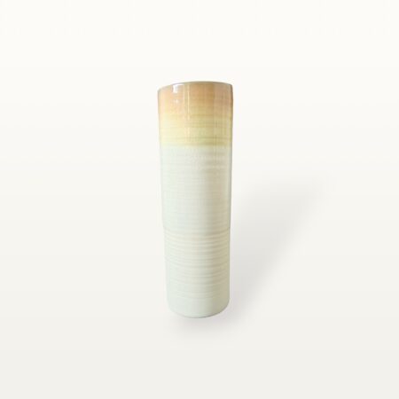 Porzellan Vase zylindrisch - Braun – Bild 3