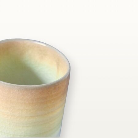 Porzellan Vase zylindrisch - Braun – Bild 4
