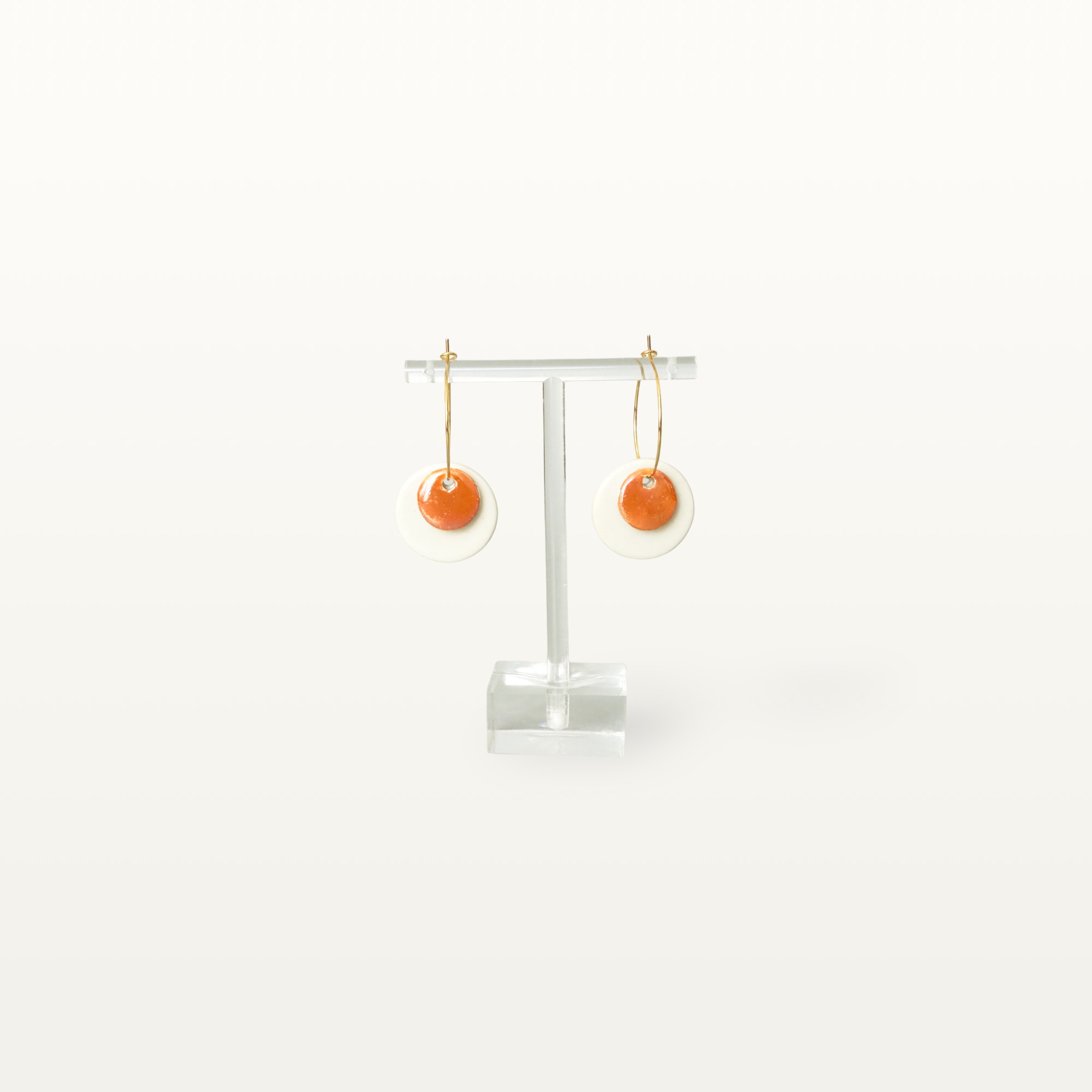 Ohrringe "Smartys" - Orange 1 Ohrringe "Smartys" - Orange