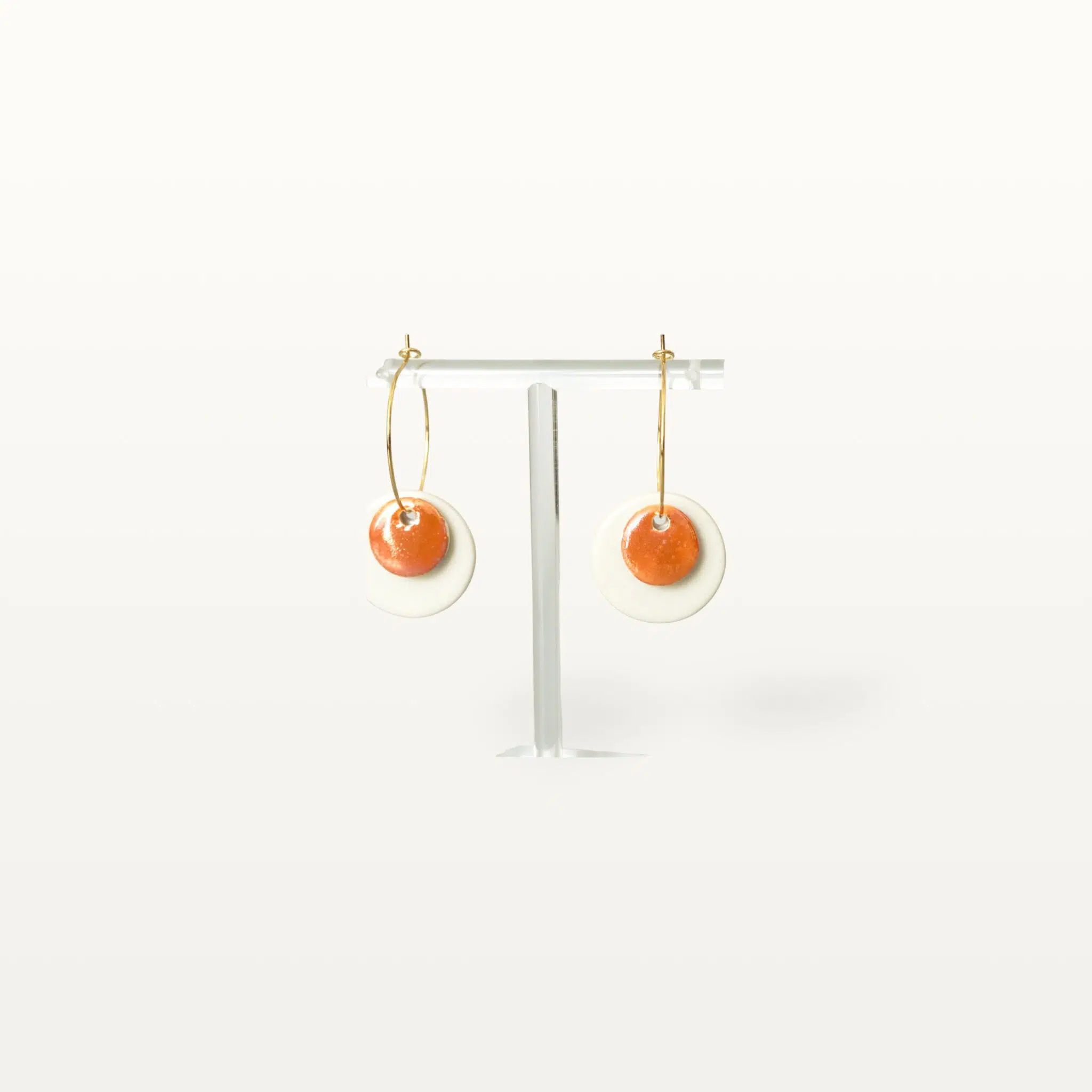 Ohrringe "Smartys" - Orange 3 Ohrringe "Smartys" - Orange – Bild 3