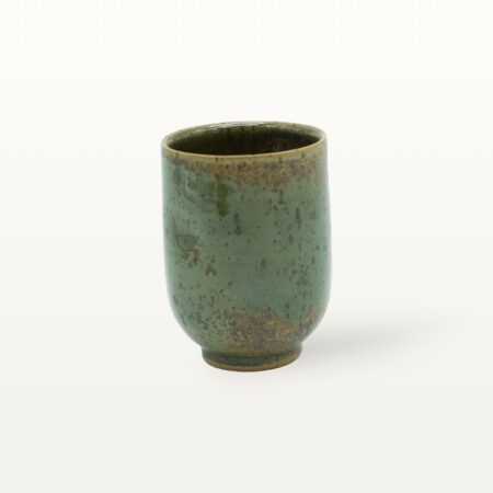 Becher "Oslo", mit Griffmulde - Grün