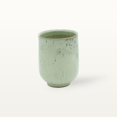 Becher "Oslo", mit Griffmulde - Hellgrün)