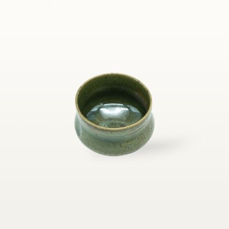 Alternative view of Teeschale "Osaka", mit Griffmulde, klein - Grün