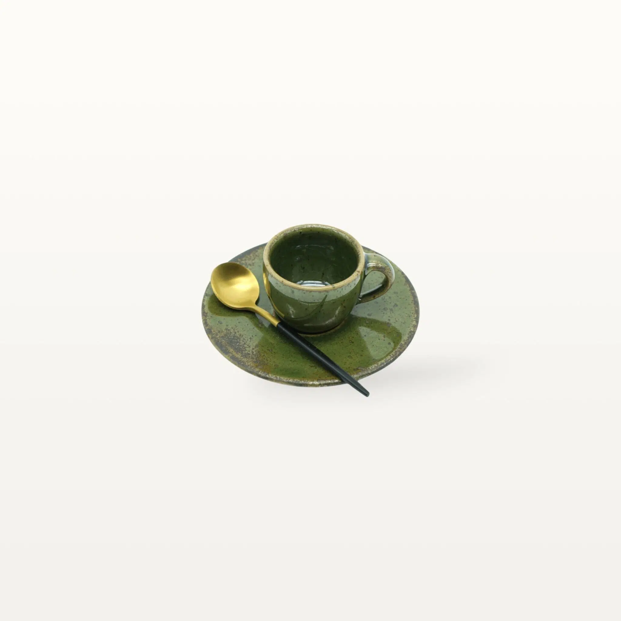 Alternative view of Espresso-Set "Napoli" - Grün