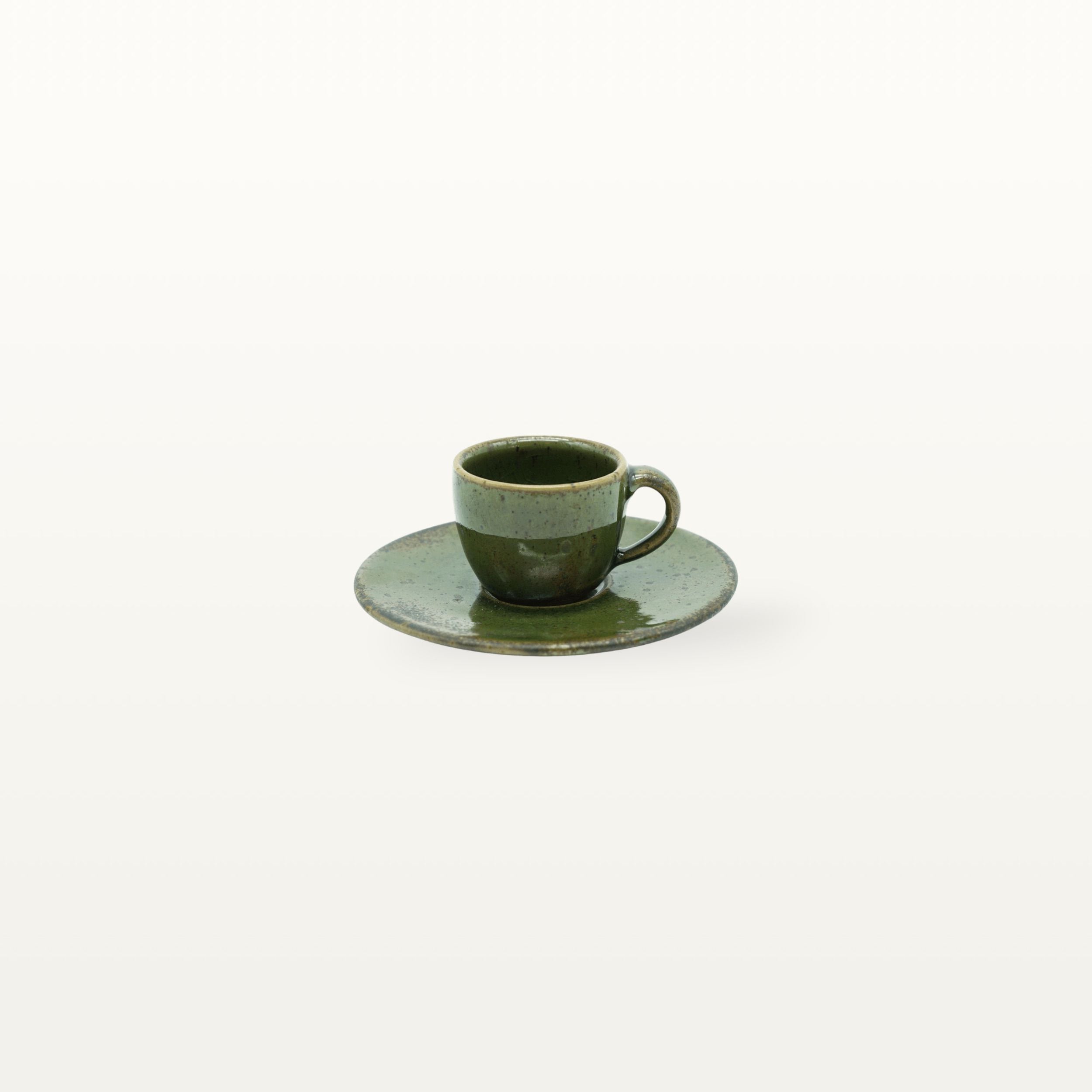 Espresso-Set "Napoli" - Grün