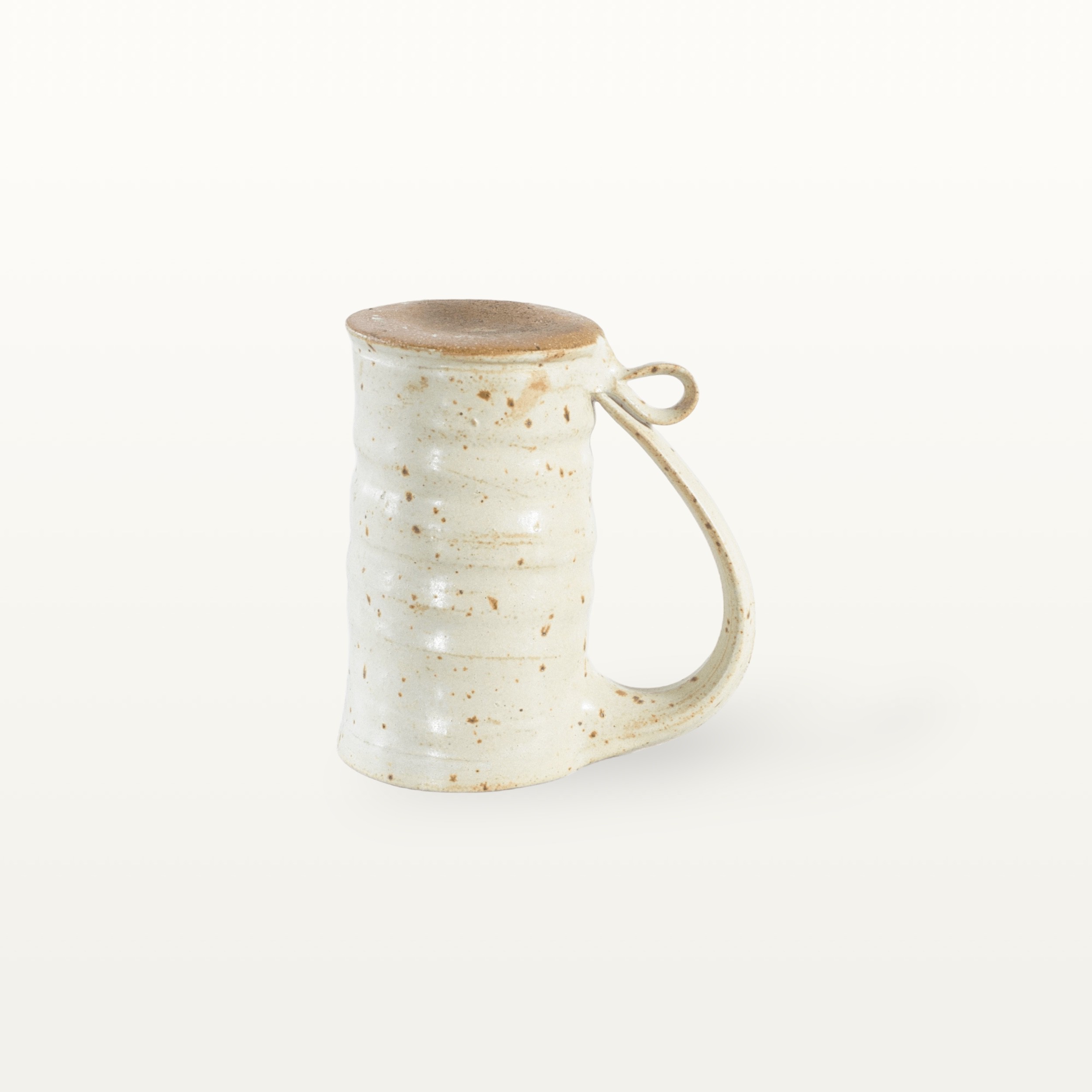 Gerade, hohe Keramiktasse - weiß 5 Gerade, hohe Keramiktasse - weiß – Bild 5