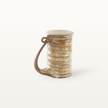 Gerade, hohe Keramiktasse - braun 7 Gerade, hohe Keramiktasse - braun – Bild 3