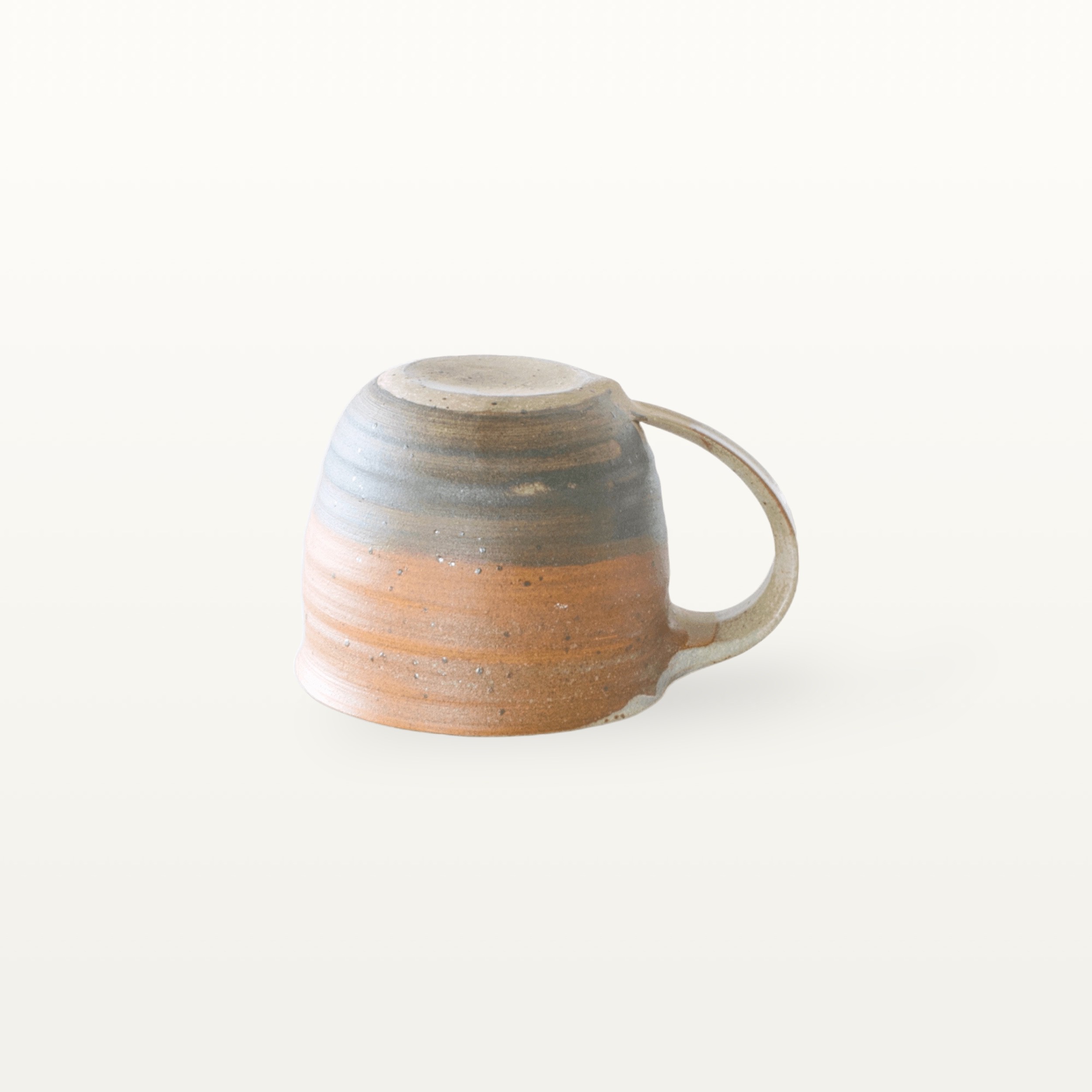 Flache, bauchige Tasse in rustikaler Optik - bunt 3 Flache, bauchige Tasse in rustikaler Optik - bunt – Bild 3