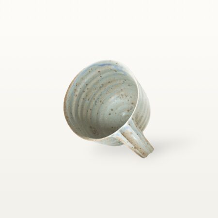 Besondere Dreifußtasse aus Keramik - Blau – Bild 4
