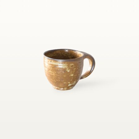 Espressotasse aus Keramik - Erdtöne - Dunkelbraun