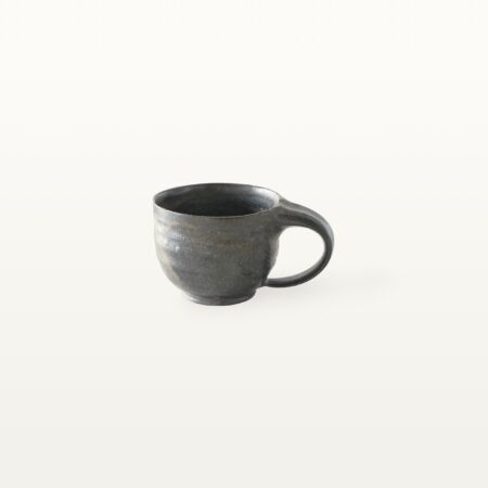 Espressotasse aus Keramik - Erdtöne - Schwarz