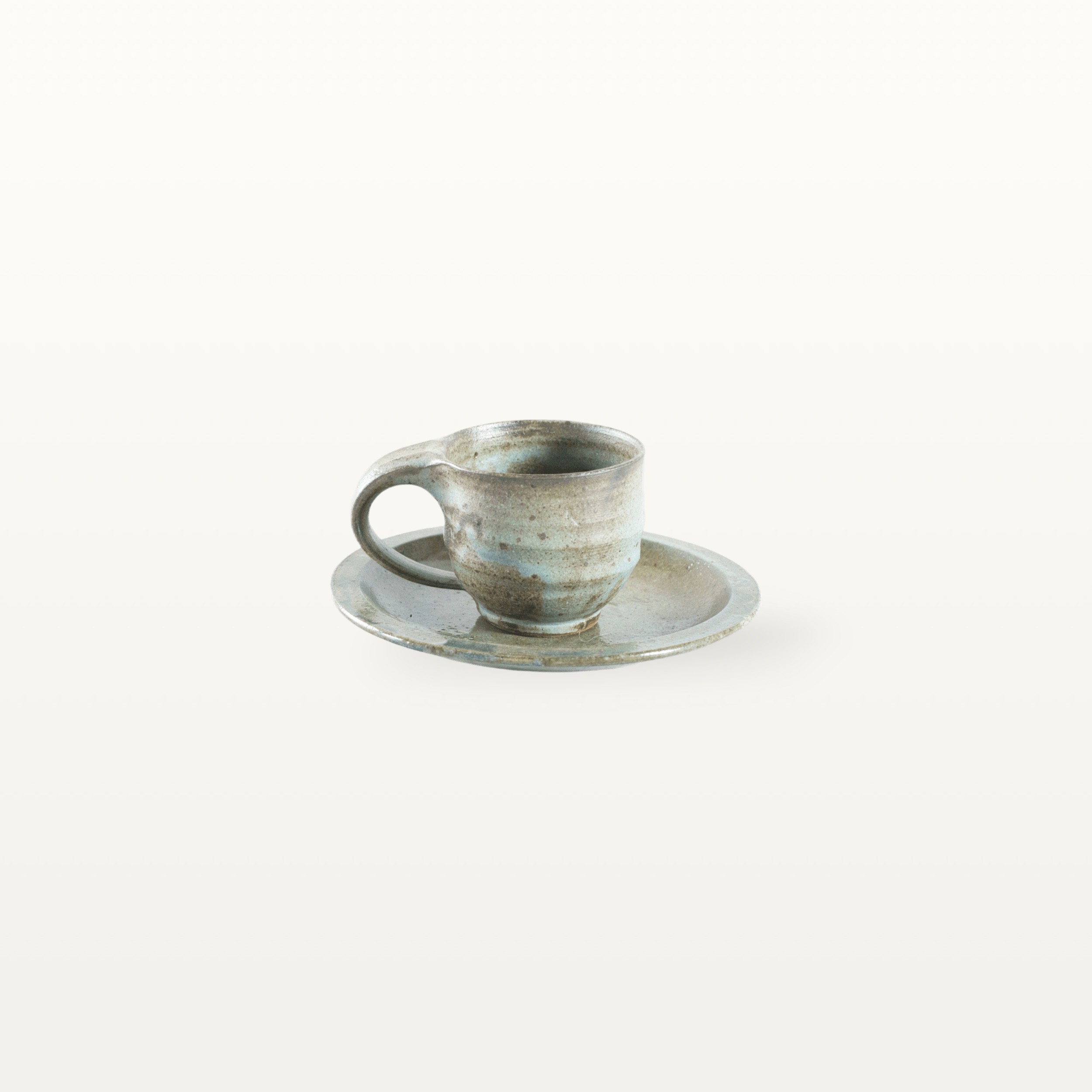 Alternative view of Espressotasse und Unterteller - Set - blau