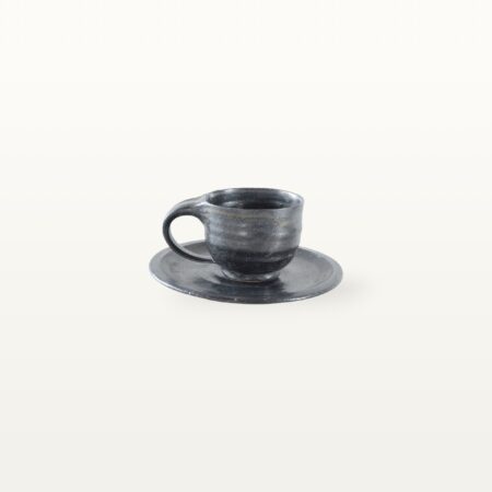Alternative view of Espressotasse und Unterteller - Set - Schwarz