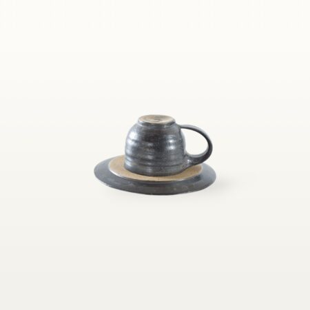 Espressotasse und Unterteller - Set - Schwarz – Bild 4