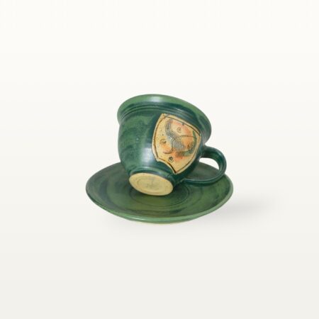 Alternative view of kleine Tasse mit Unterteller - Aquarell