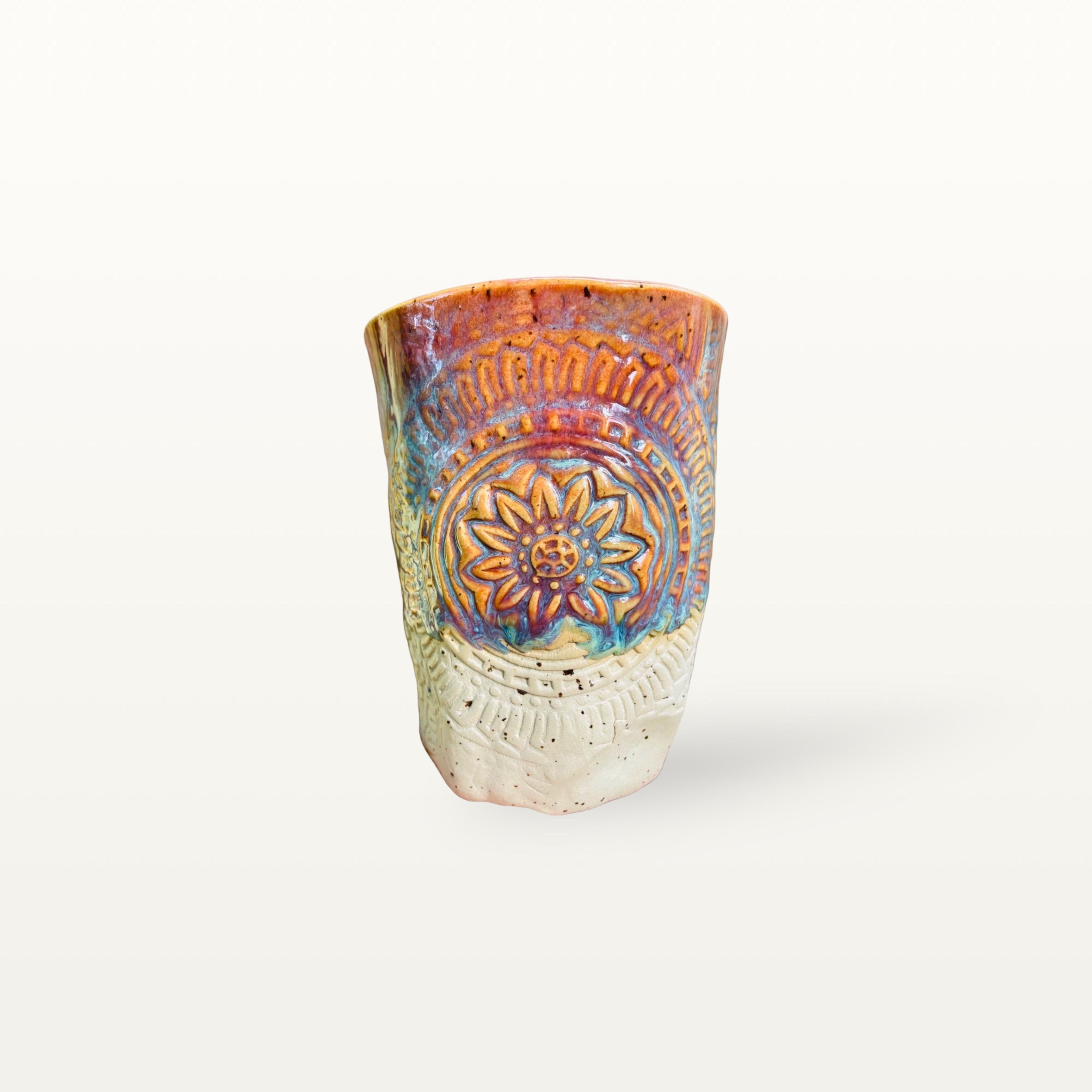 Yoga Becher Mandala - Pink 1 Yoga Becher Mandala - Pink