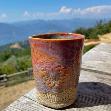 Yoga Becher Mandala - Pink 12 Yoga Becher Mandala - Pink – Bild 5