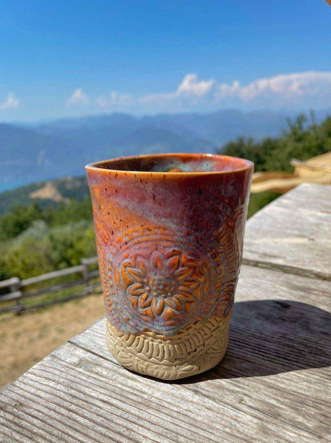 Yoga Becher Mandala - Pink 5 Yoga Becher Mandala - Pink – Bild 5