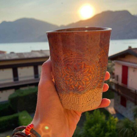 Yoga Becher Mandala - Pink 13 Yoga Becher Mandala - Pink – Bild 6