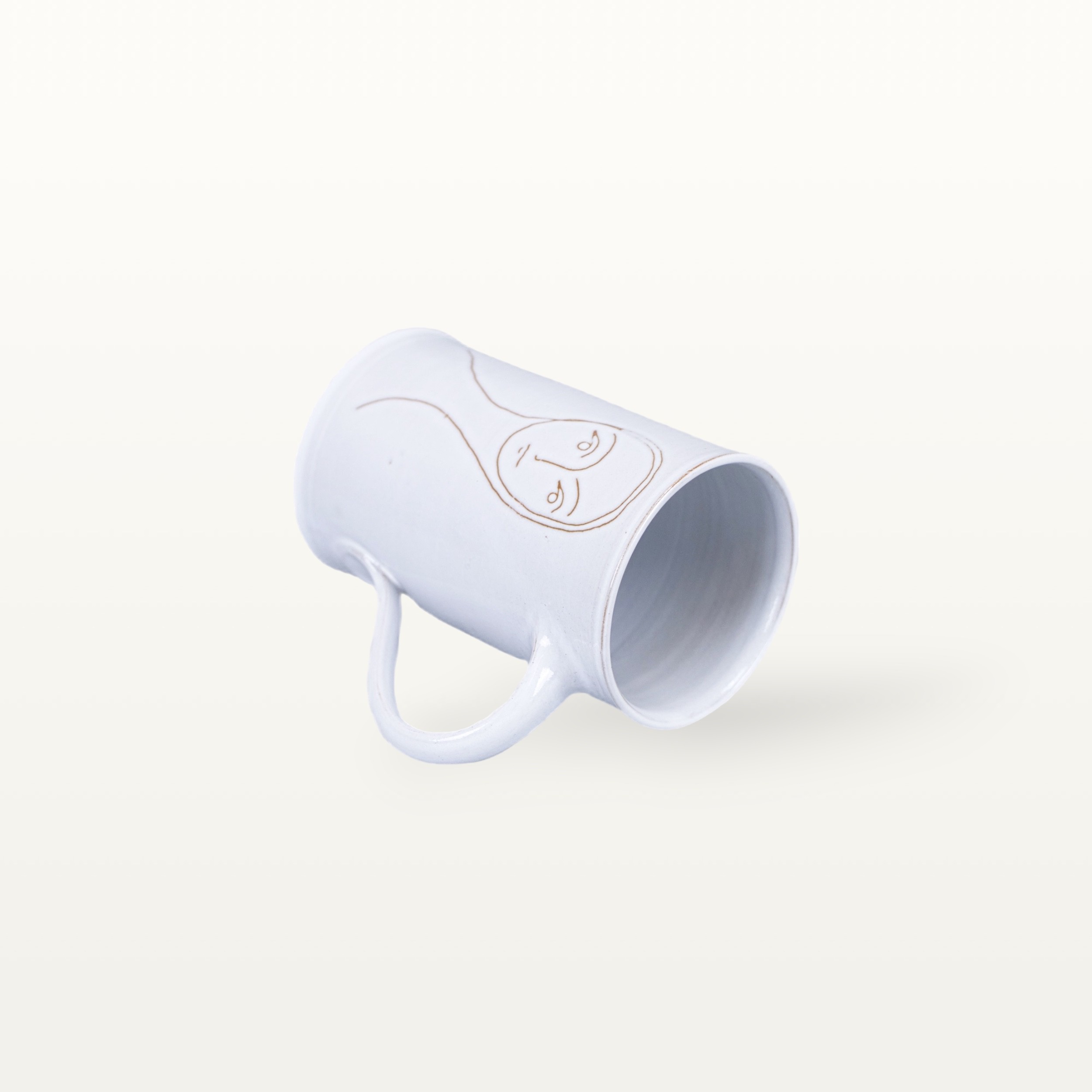 elegante Kaffeetasse "Gesichtspunkte" - Frauengesicht 3 elegante Kaffeetasse "Gesichtspunkte" - Frauengesicht – Bild 3