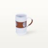 elegante Kaffeetasse "Gesichtspunkte" - Terrakottaband 10