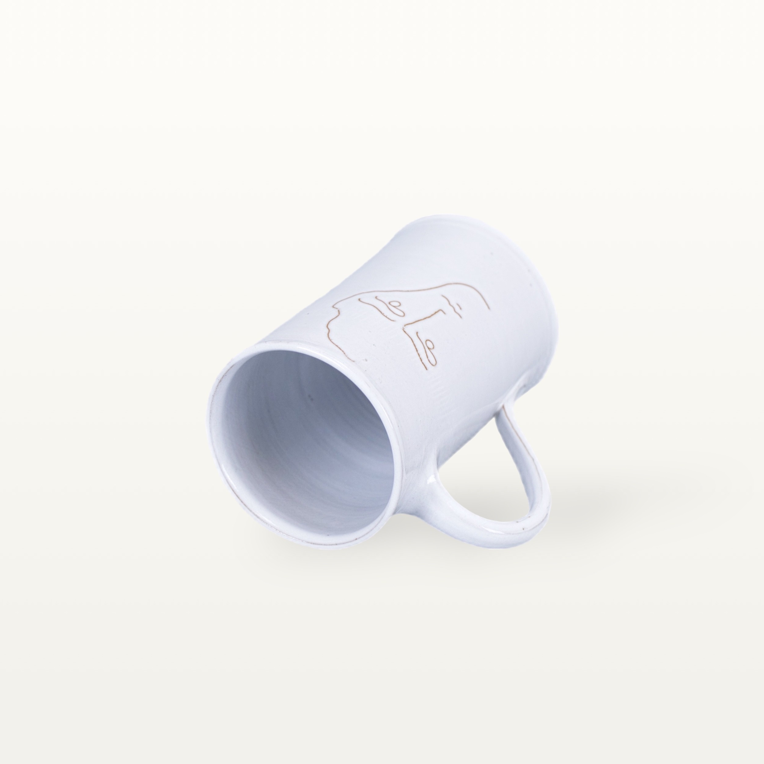 elegante Kaffeetasse "Gesichtspunkte" - Männergesicht 3 elegante Kaffeetasse "Gesichtspunkte" - Männergesicht – Bild 3