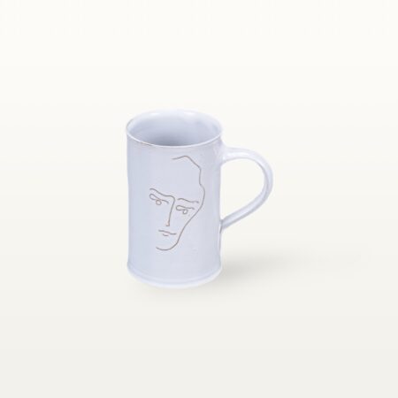 elegante Kaffeetasse "Gesichtspunkte" - Männergesicht