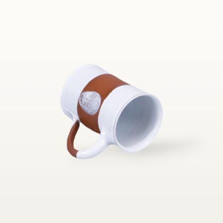 Kleine Keramik Tasse "Gesichtspunkte" - Terrakottaband – Bild 4