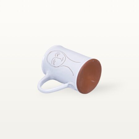 Kleine Keramik Tasse "Gesichtspunkte" - Frauengesicht 9 Kleine Keramik Tasse "Gesichtspunkte" - Frauengesicht – Bild 4