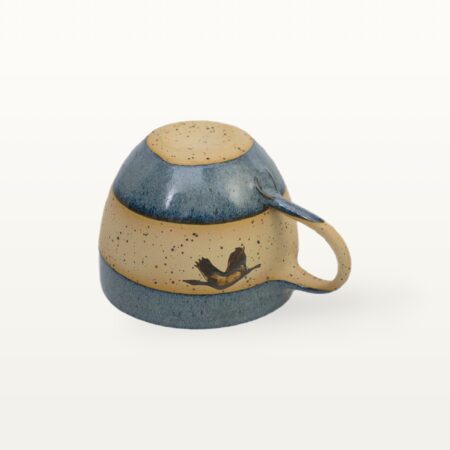 große Milchkaffee- / Teetasse mit Kranichmotiv 9 große Milchkaffee- / Teetasse mit Kranichmotiv – Bild 4