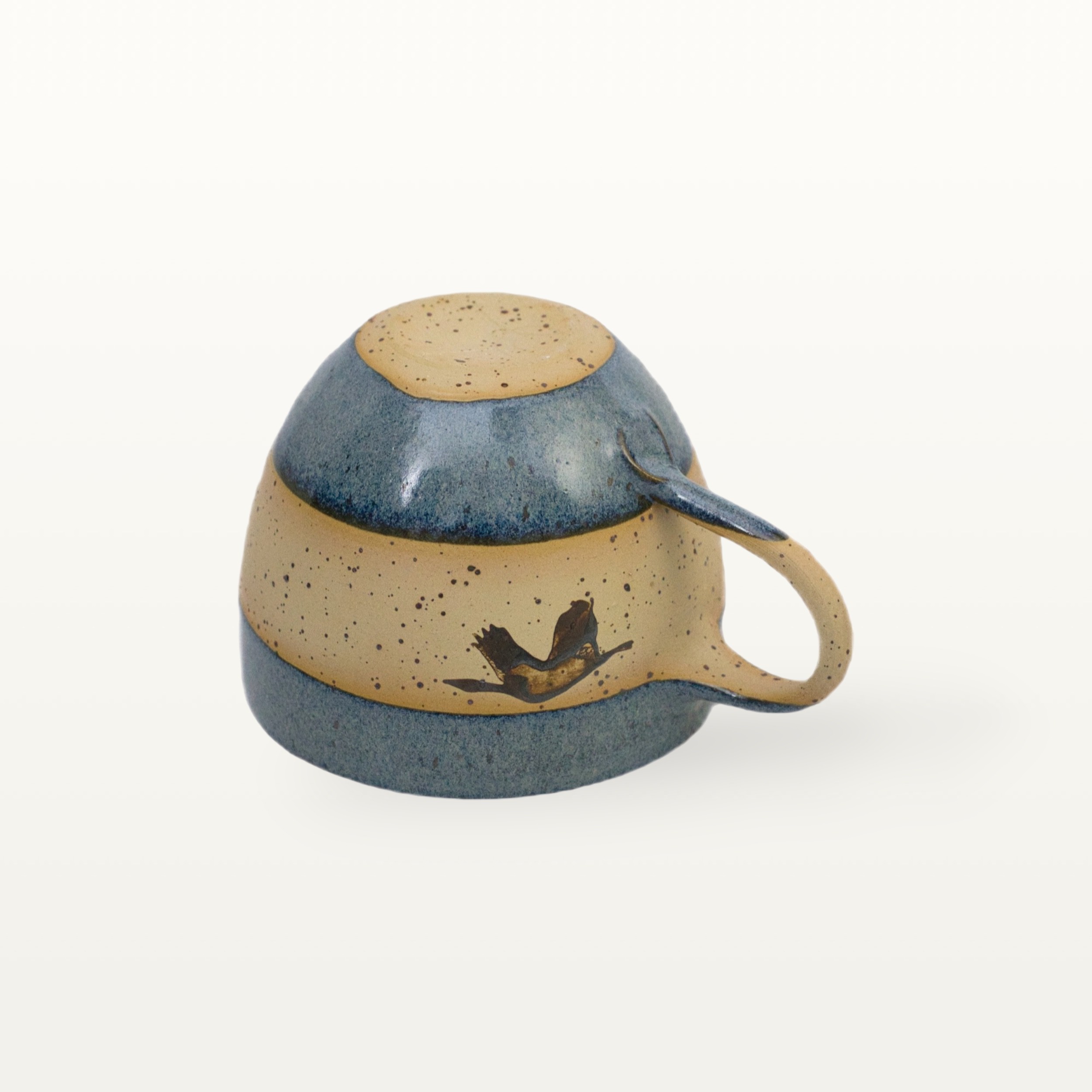 große Milchkaffee- / Teetasse mit Kranichmotiv 4 große Milchkaffee- / Teetasse mit Kranichmotiv – Bild 4
