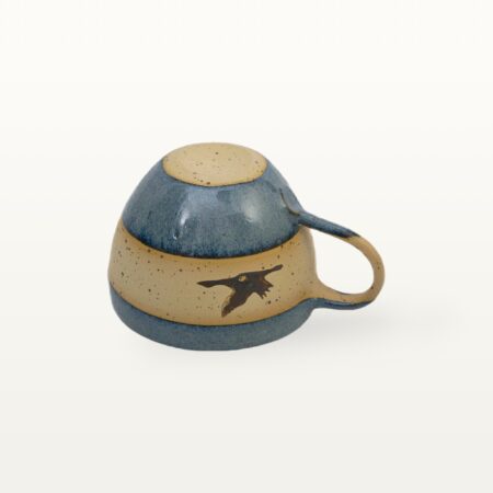 Cappuccinotasse mit Kranichmotiv – Bild 4