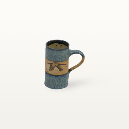 Espressotasse mit Kranichmotiv