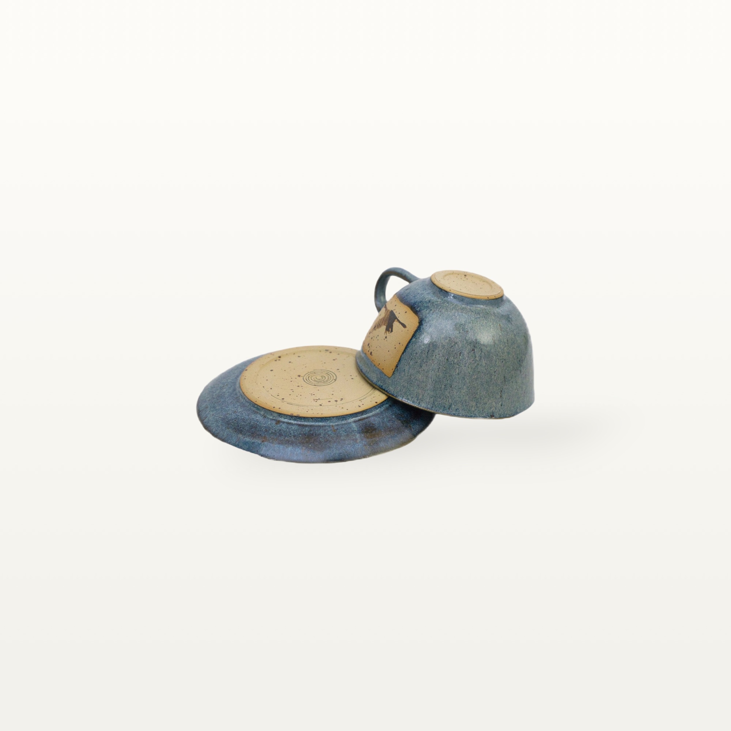 große Milchkaffee- / Teetasse mit Kranichmotiv 6 große Milchkaffee- / Teetasse mit Kranichmotiv – Bild 6