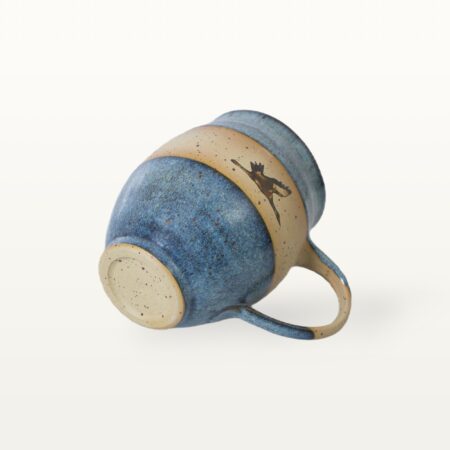 Große bauchige Tasse mit Kranichmotiv – Bild 5