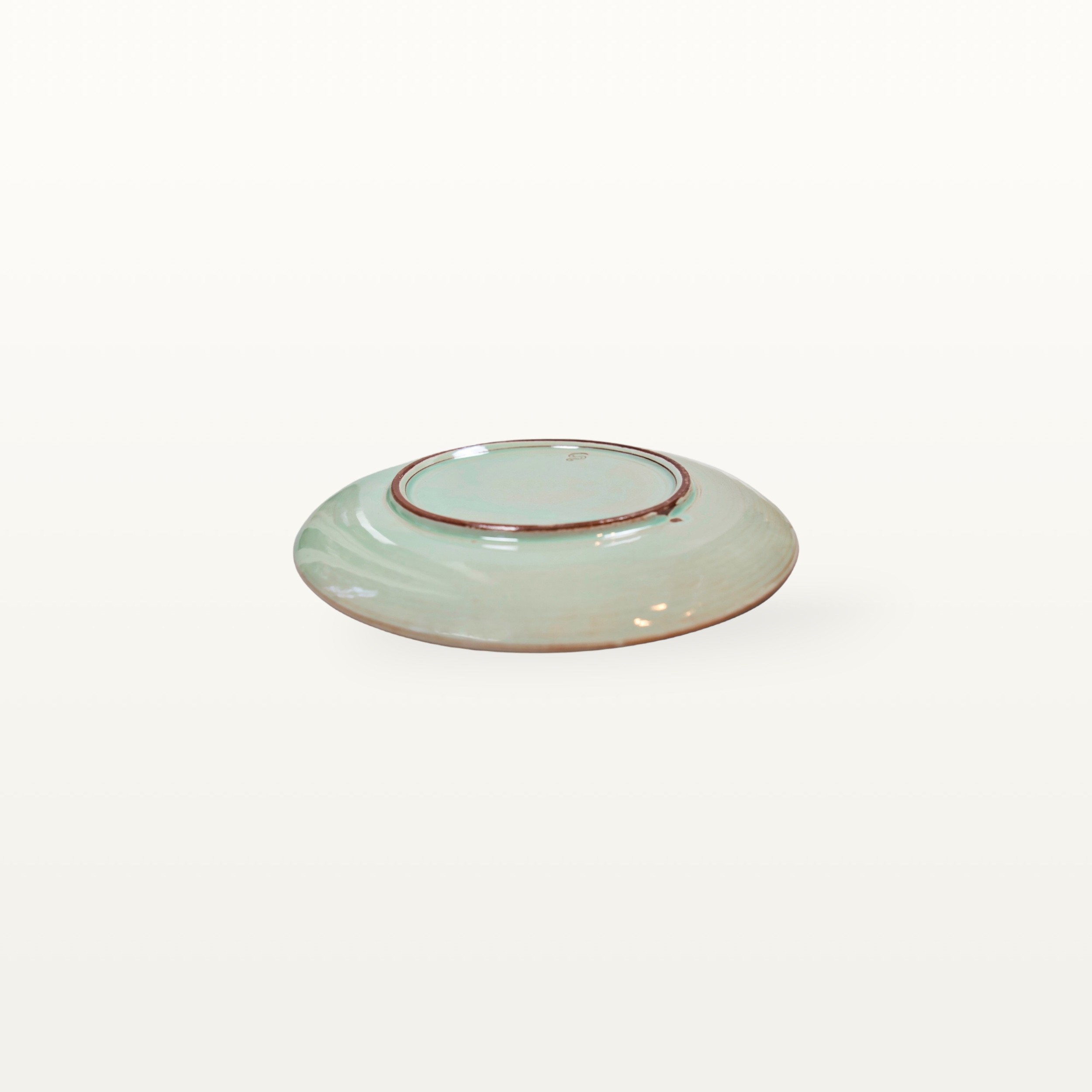 Alternative view of Handbemalter Keramik Teller mit Libelle