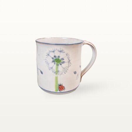 Sommerlicher Kaffeepott mit Pusteblume – Bild 4