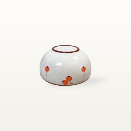 Kleine Keramik Schale mit roten Beeren handbemalt – Bild 5