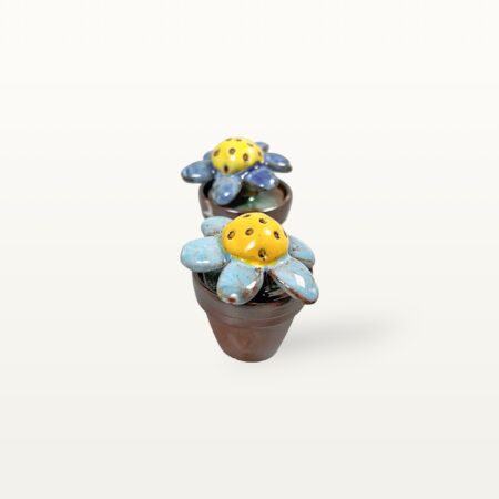Alternative view of Kleine, bunte Blumen aus Keramik