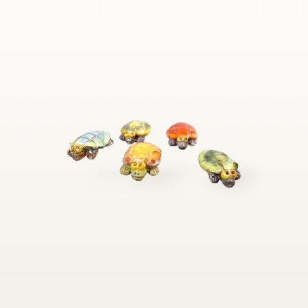 Alternative view of Verschiedene Kleine Schildkröten Keramik Figuren