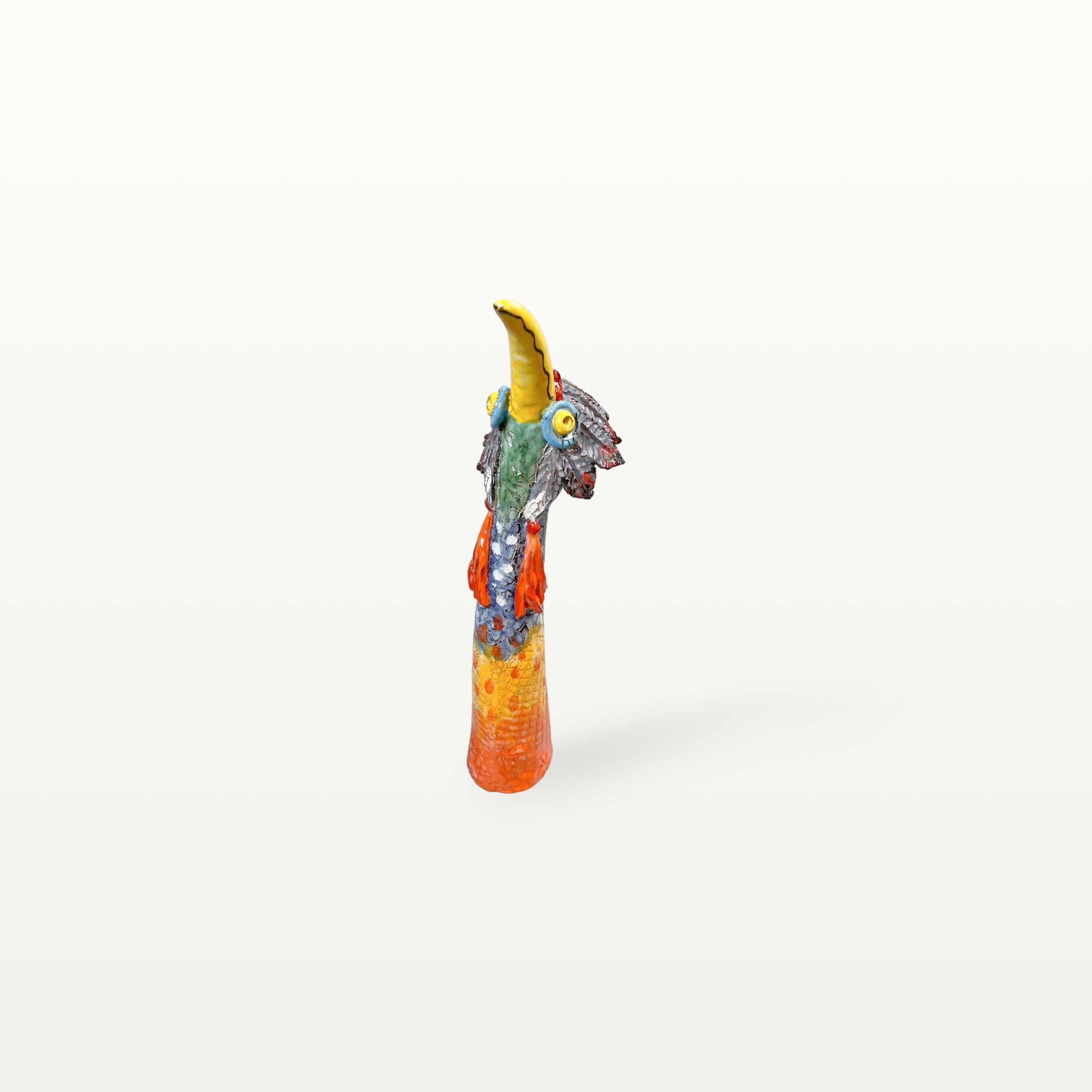 Alternative view of Mittelgroße, bunte Vogelfiguren für den Garten - 4